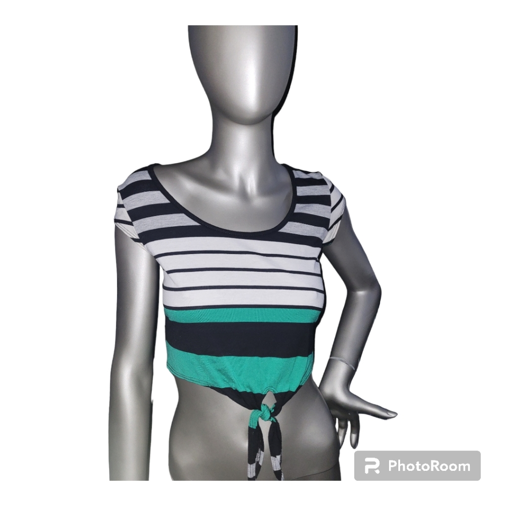Striped Crop Top